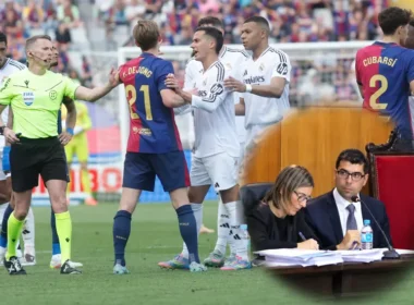 César Lage interjúja a MARCA újságírójával (forrás: https://www.marca.com/futbol/real-madrid/2026/10/07/caso-negreira-uefa-amenaza-real-gente-subestima.html)