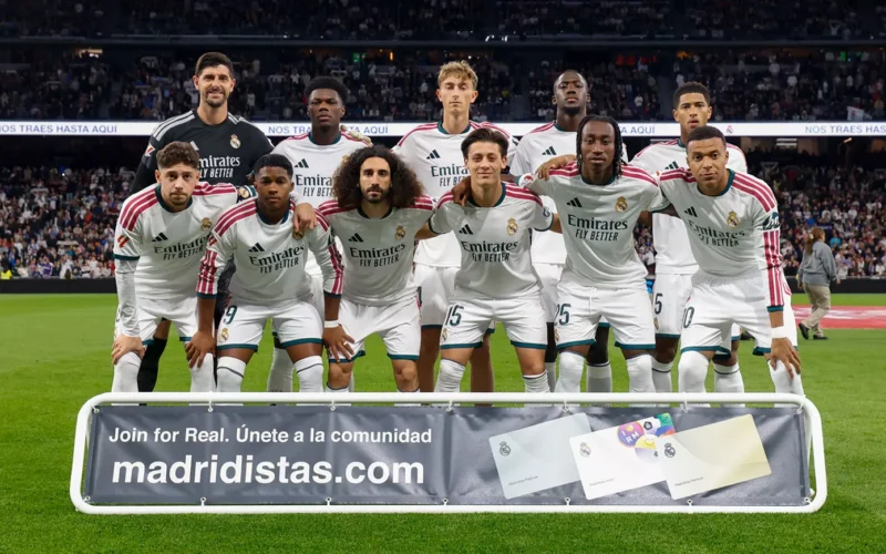 A Real Madrid kezdőcsapata (forrás: realmadrid.com)