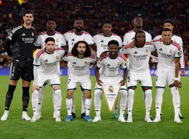 A Real Madrid kezdőcsapata (forrás: realmadrid.com)