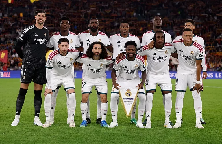 A Real Madrid kezdőcsapata (forrás: realmadrid.com)