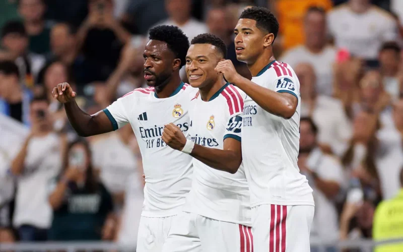Vinícius, Mbappé és Bellingham (kép: realmadrid.com)