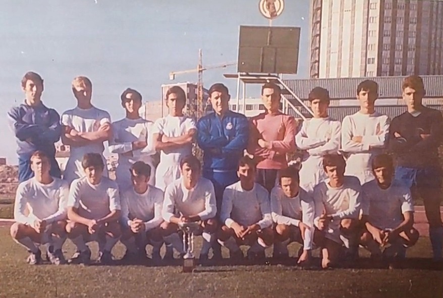 Tóth Zele József 1970-ben a Real Madrid ifjúsági csapatával (forrás: Tóth-Zele József engedélyével)